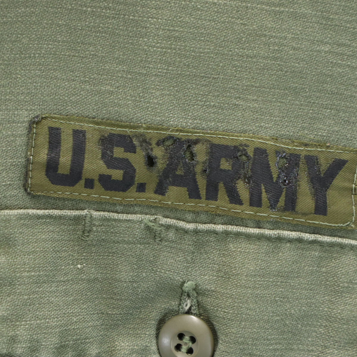 US.ARMY ユーエスアーミー 60s 70s ヴィンテージ ユーティリティー ミリタリージャケット カーキ メンズ