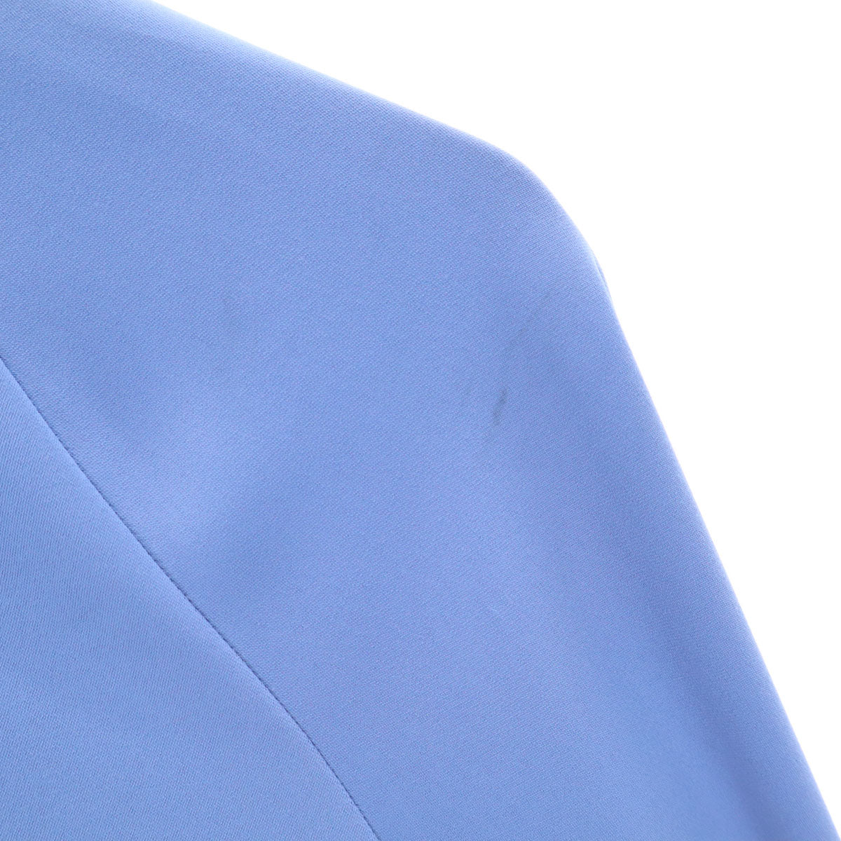 MM6 エムエムシックス 21SS イタリア製 半袖 ギャザーハイネック ブラウス 36 ブルー レディース