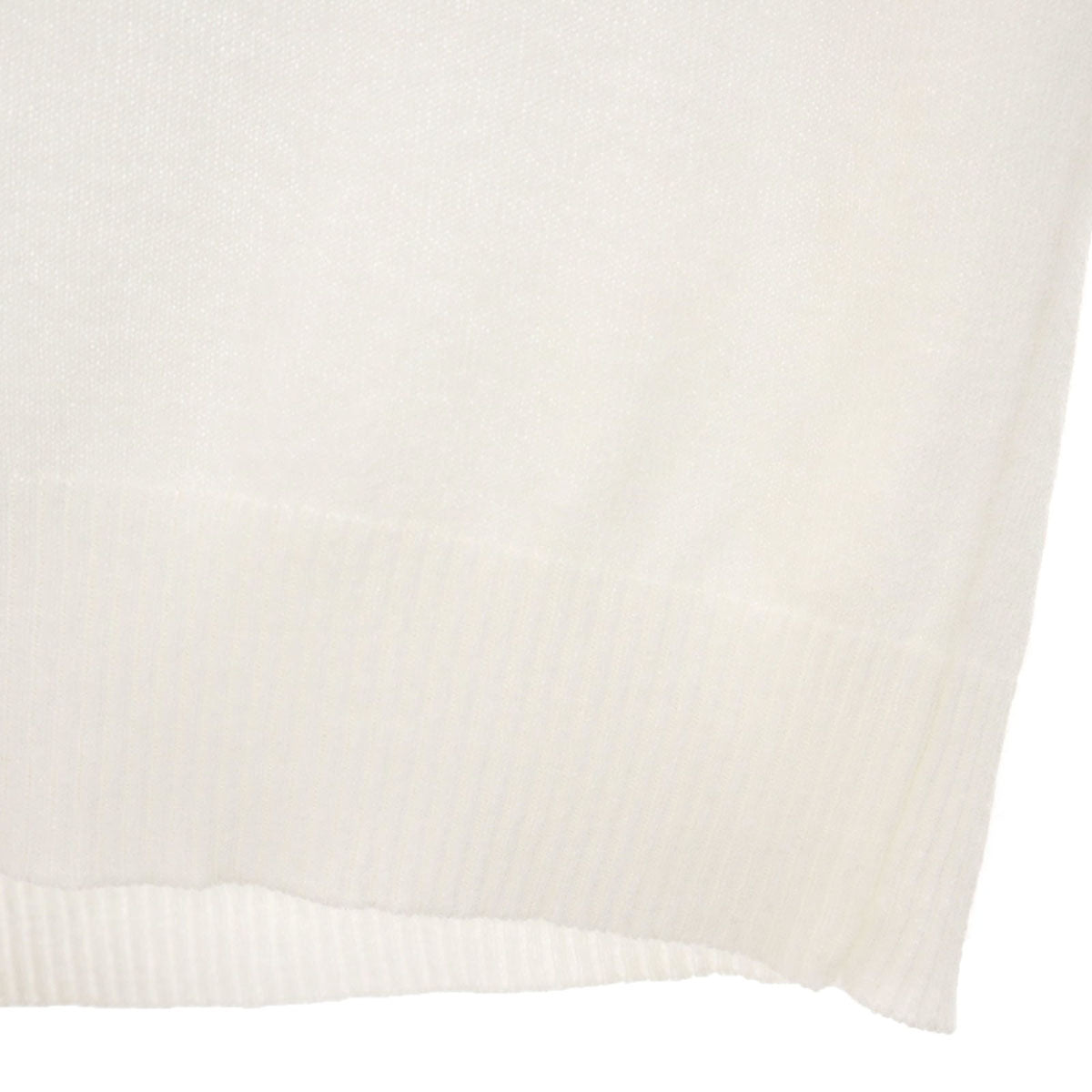 MAX&CO マックスアンドコー 7分袖 Vネック ニット S ホワイト マックスマーラ レディース