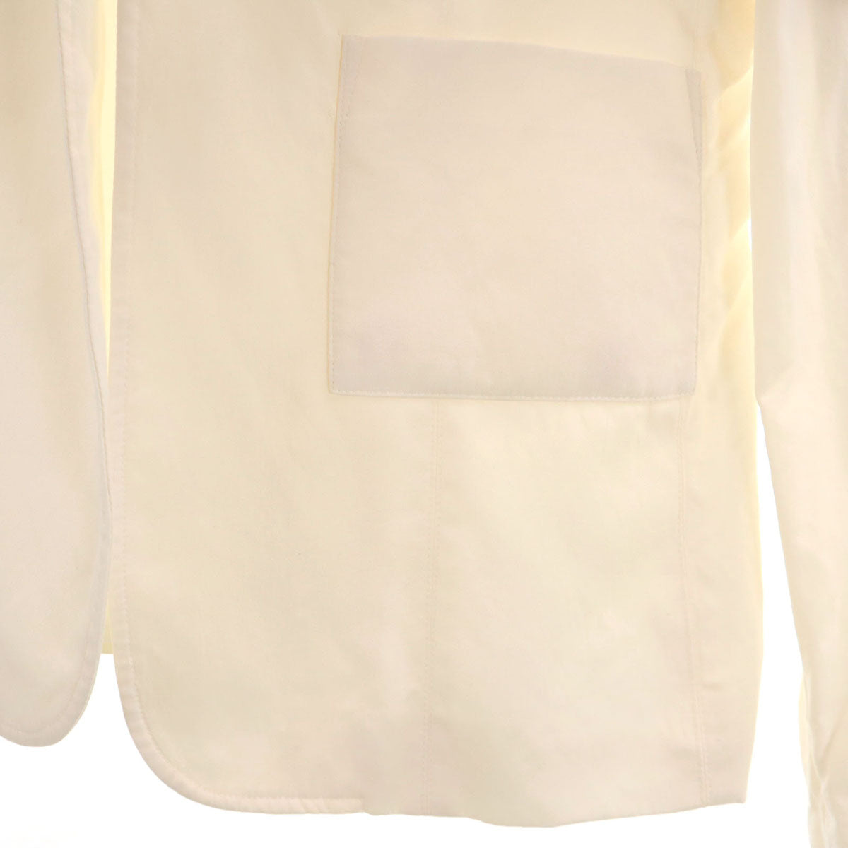 Emporio Armani エンポリオアルマーニ イタリア製 テーラードジャケット 36 アイボリー レディース