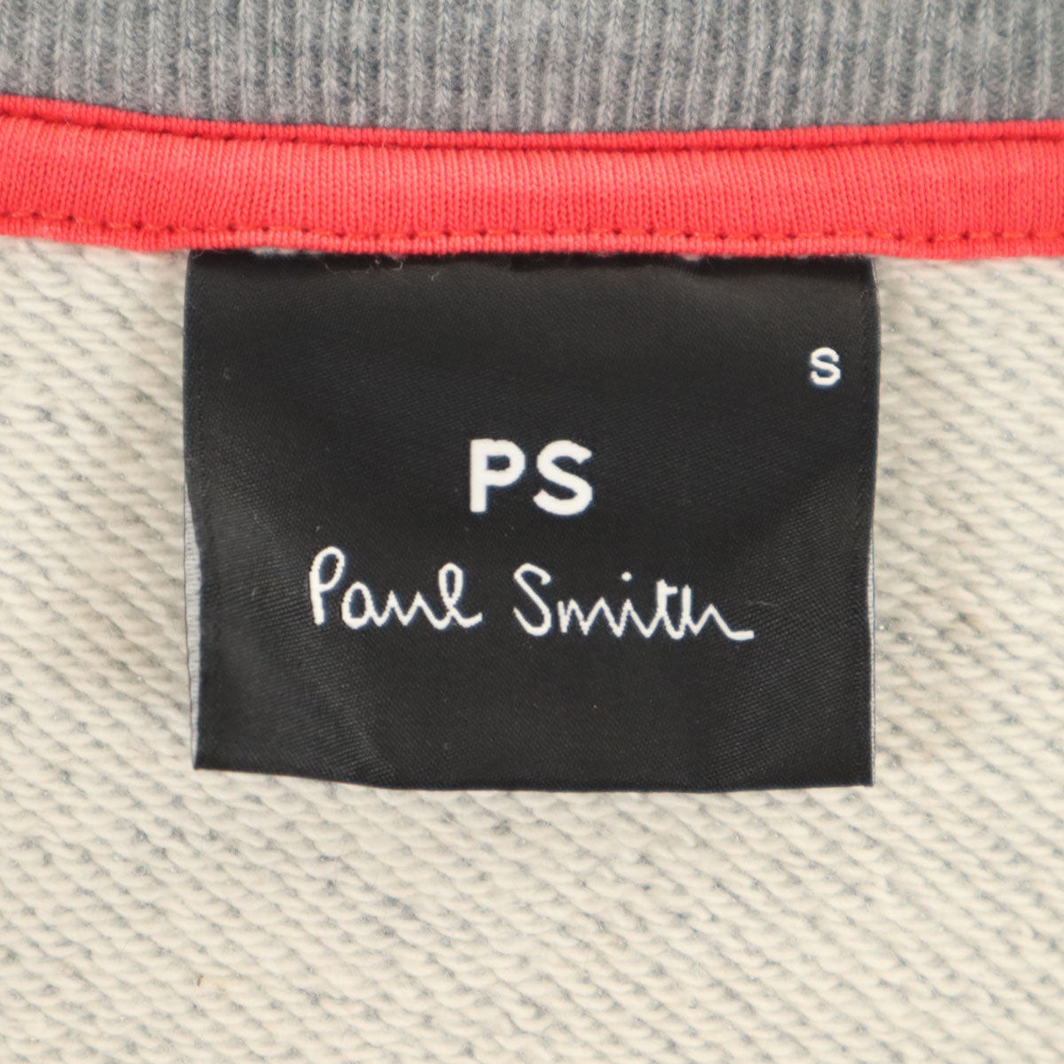 PS Paul Smith ピーエスポールスミス 長袖 スウェット トレーナー S グレー メンズ