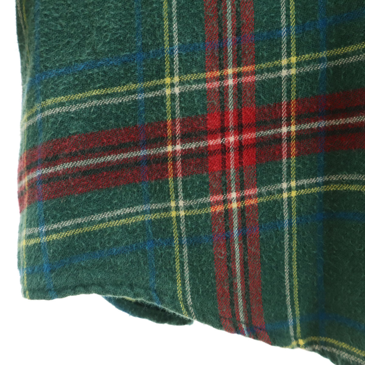 L.L.Bean エルエルビーン 80s USA製 ヴィンテージ チェック柄 長袖 ネルシャツ S グリーン アウトドア メンズ