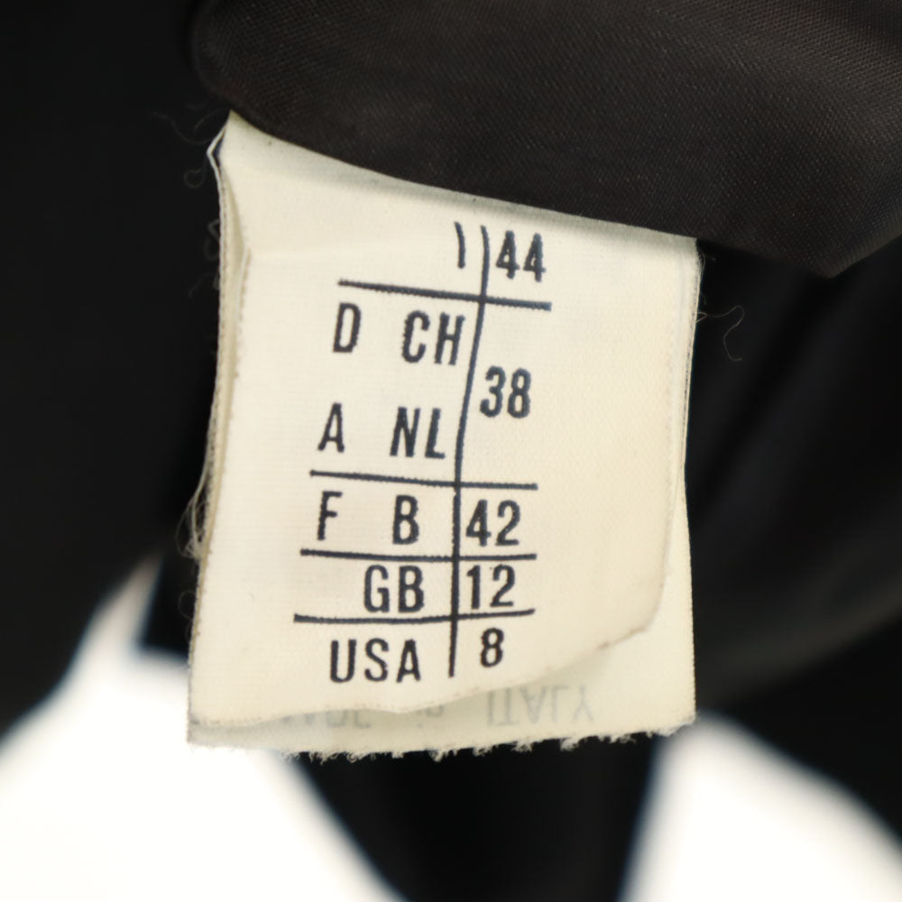 ストゥーディオフェレ ウールブレンド イタリア製 テーラードジャケット 8 ブラック レディース