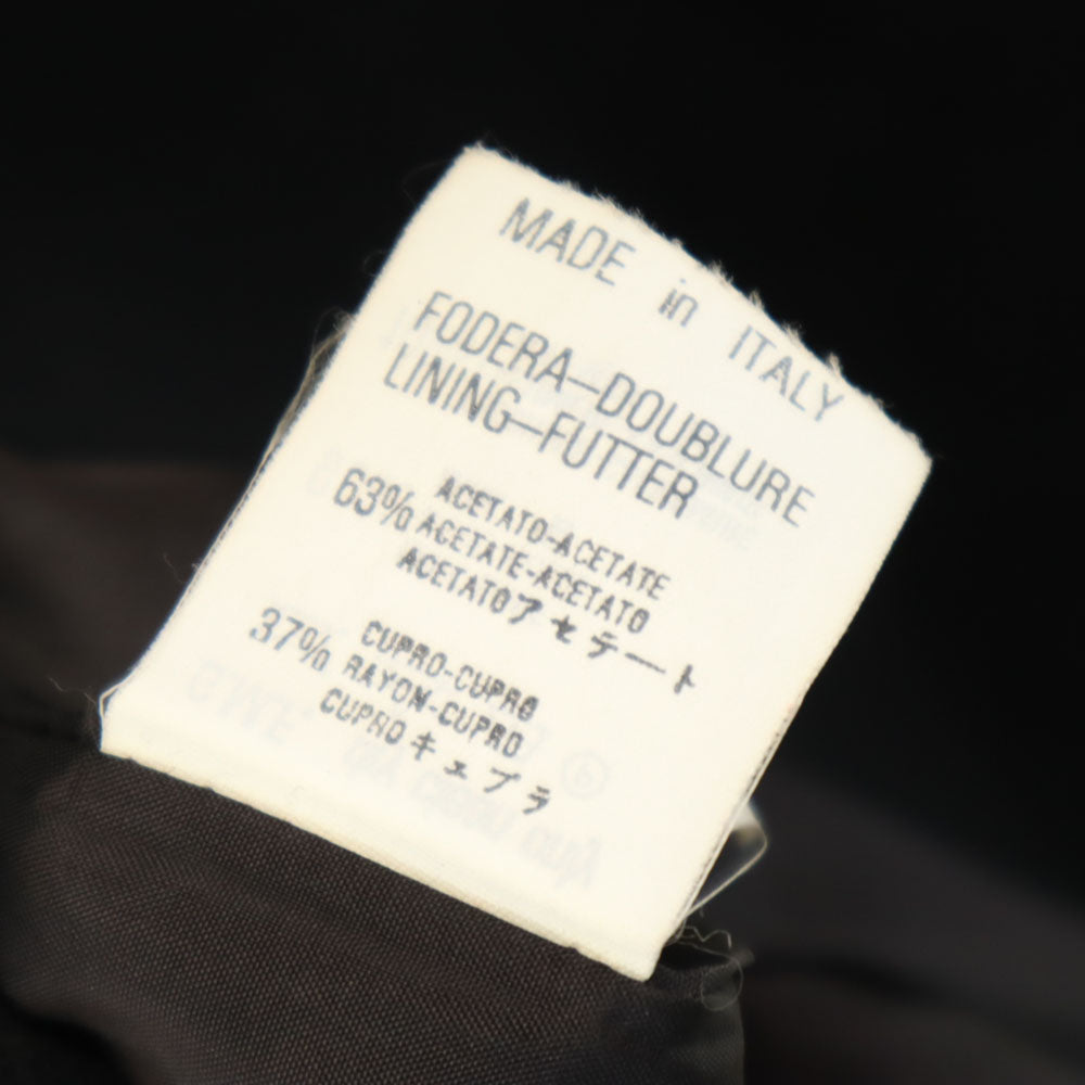ストゥーディオフェレ ウールブレンド イタリア製 テーラードジャケット 8 ブラック レディース