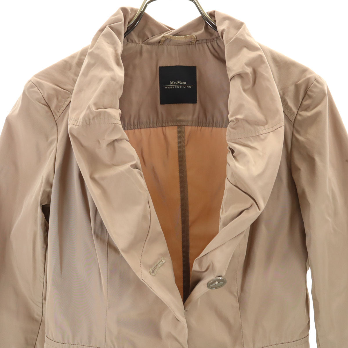 MaxMara WEEKEND LINE マックスマーラ ウィークエンドライン ショールカラー ジャケット ベージュ レディース