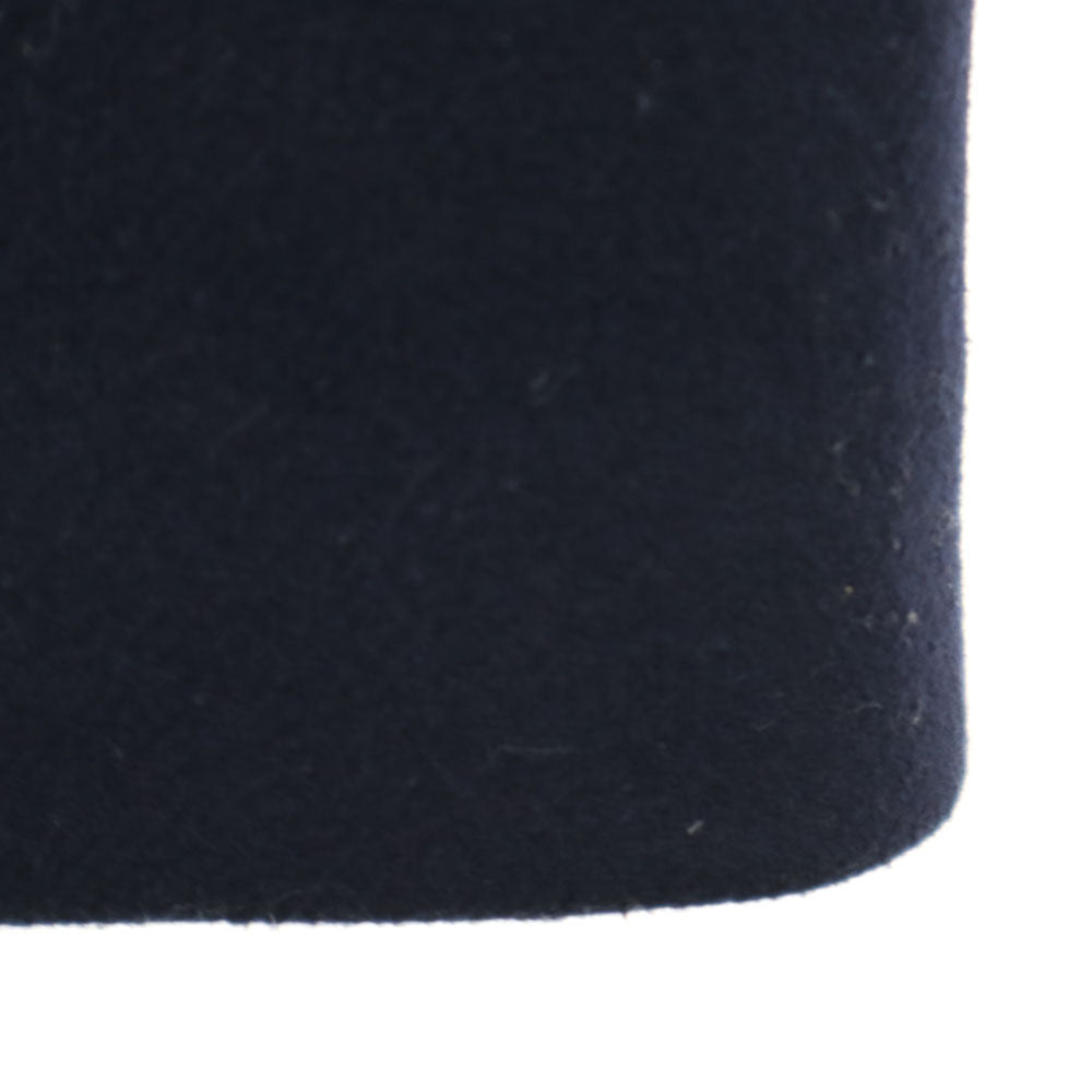 green label relaxing グリーンレーベルリラクシング ウールブレンド ダブルクロススタンド コート S ネイビー メンズ