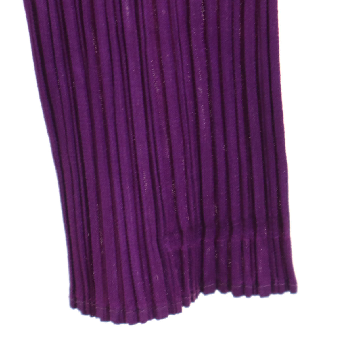 PLEATS PLEASE プリーツプリーズ 日本製 長袖 プリーツ カットソー 3 パープル レディース