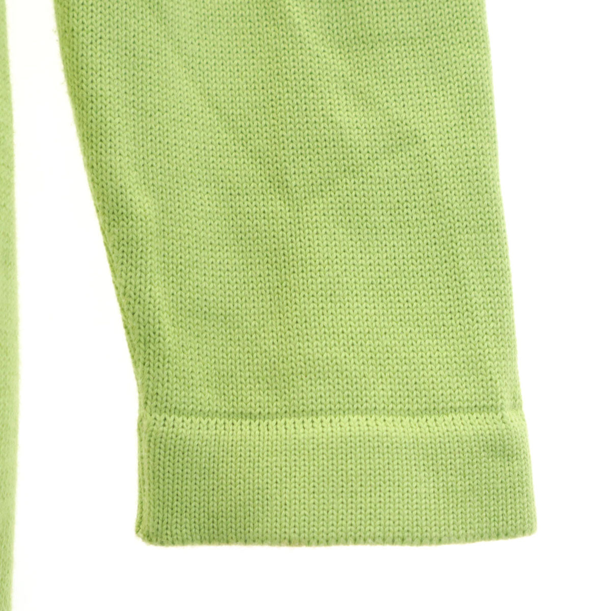 SalvatoreFerragamo サルバトーレフェラガモ 90s イタリア製 オールド 長袖 ガンチーニ ニットカーディガン XS ライトグリーン レディース