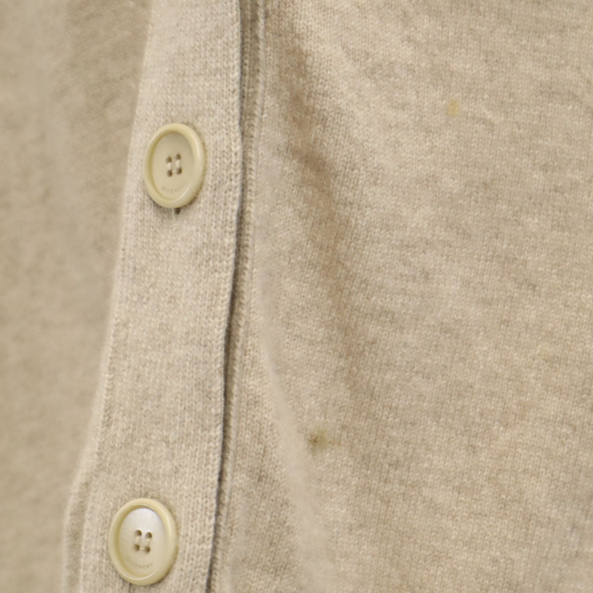 Givenchy ジバンシー イタリア製 カシミヤブレンド 長袖 カーディガン XS ベージュ レディース