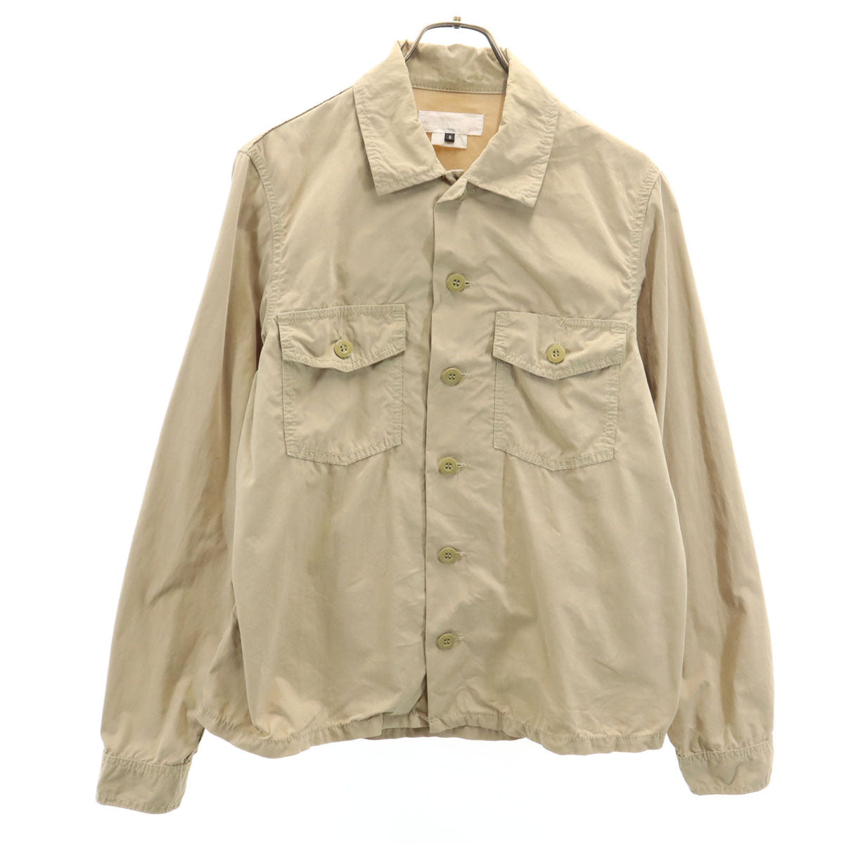 GANRYU ガンリュウ 2016年 日本製 長袖 ロングスリーブ シャツ S ベージュ COMME des GARCONS メンズ