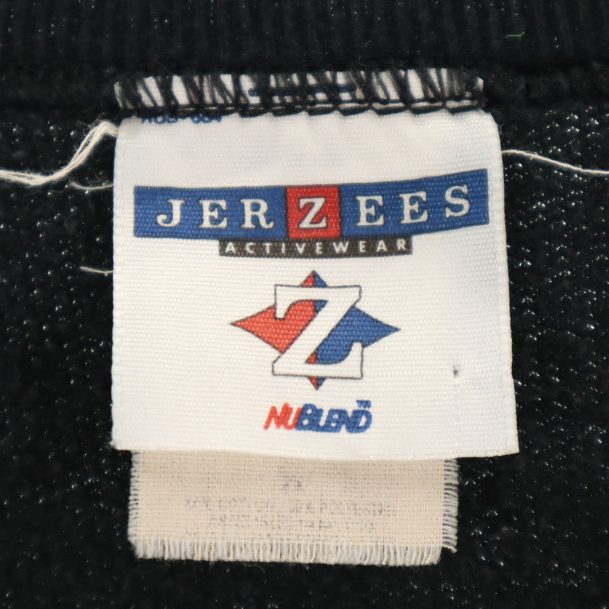 JERZEES ジャージーズ 90s 00s オールド ファイヤーパターン バイカー スカル 長袖 プリント スウェット 2XL ブラック メンズ