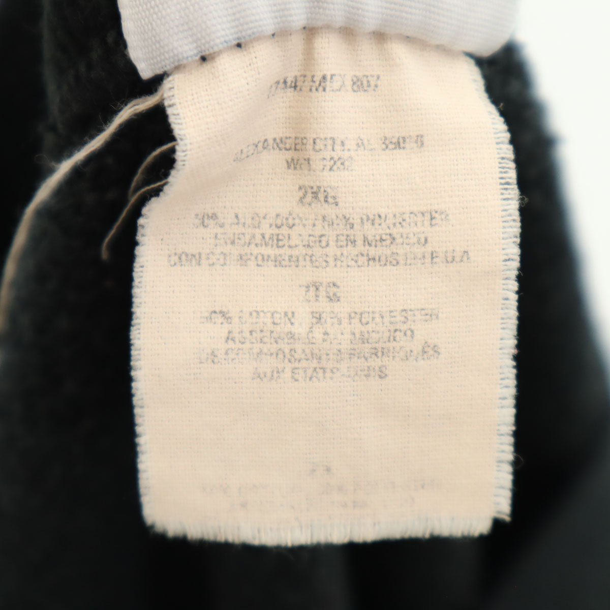 JERZEES ジャージーズ 90s 00s オールド ファイヤーパターン バイカー スカル 長袖 プリント スウェット 2XL ブラック メンズ