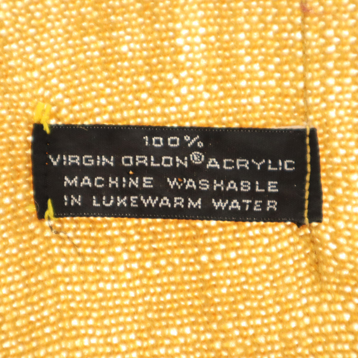 VINTAGE ヴィンテージ 70s 長袖 Vネック カーディガン マスタード ボタンリメイク メンズ