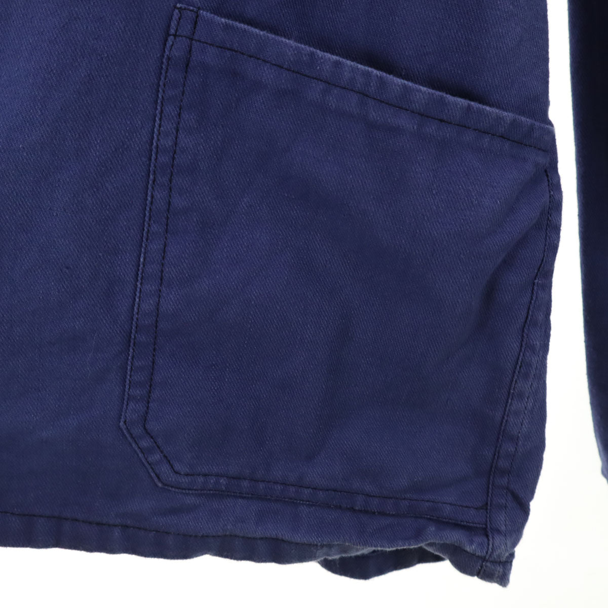 VINTAGE ヴィンテージ 70s アルバニア製 ユーロ ワークジャケット 54 ブルー メンズ