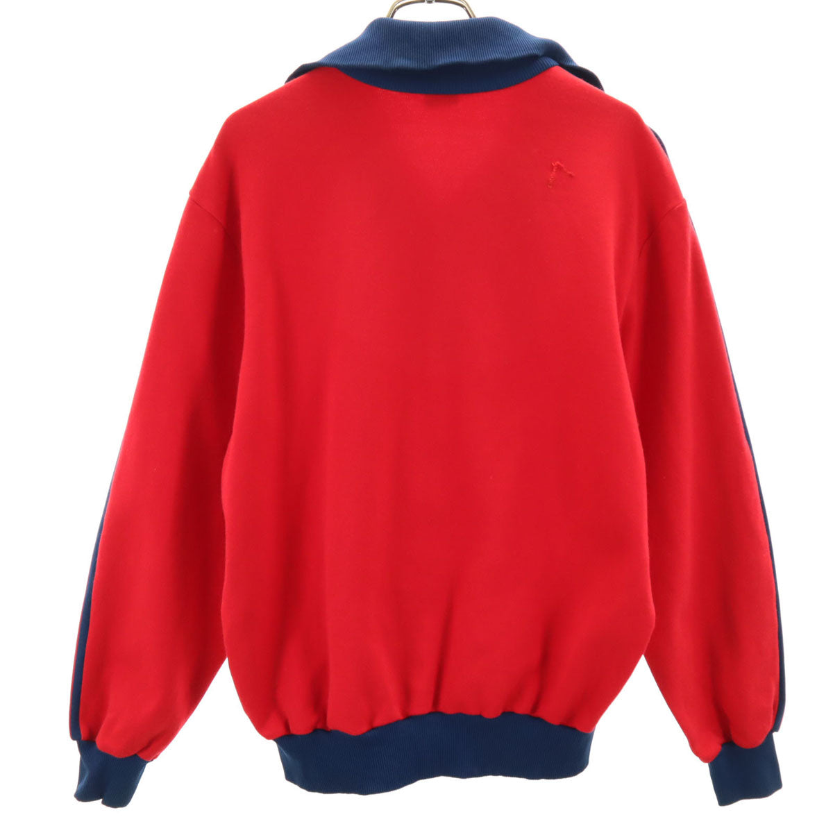 adidas アディダス 70s ヴィンテージ 西ドイツタグ デサント製 トレフォイルロゴ トラックジャケット 4 レッド メンズ