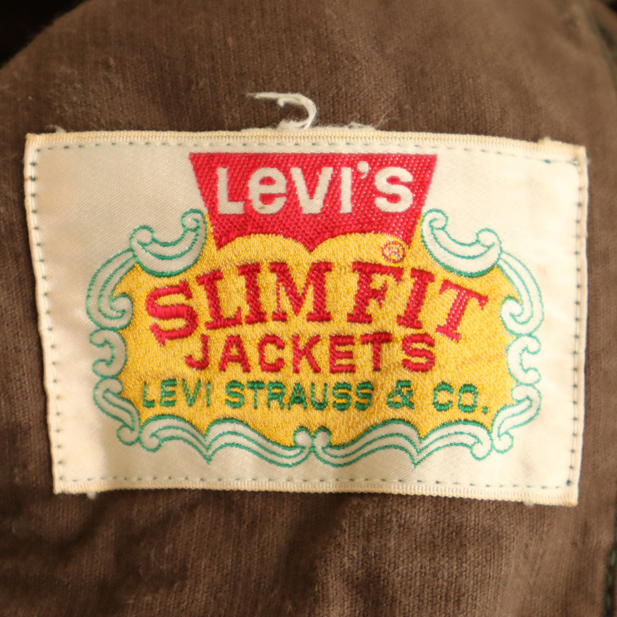 Levi's リーバイス 70s ヴィンテージ 白タブ ビッグE ボタン裏347 スリムフィット コーデュロイジャケット ブラウン メンズ