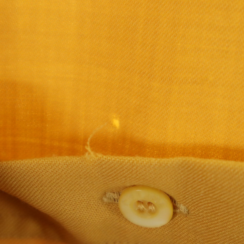 CELINE セリーヌ スイス製 長袖 シャツ 38 マスタード レディース