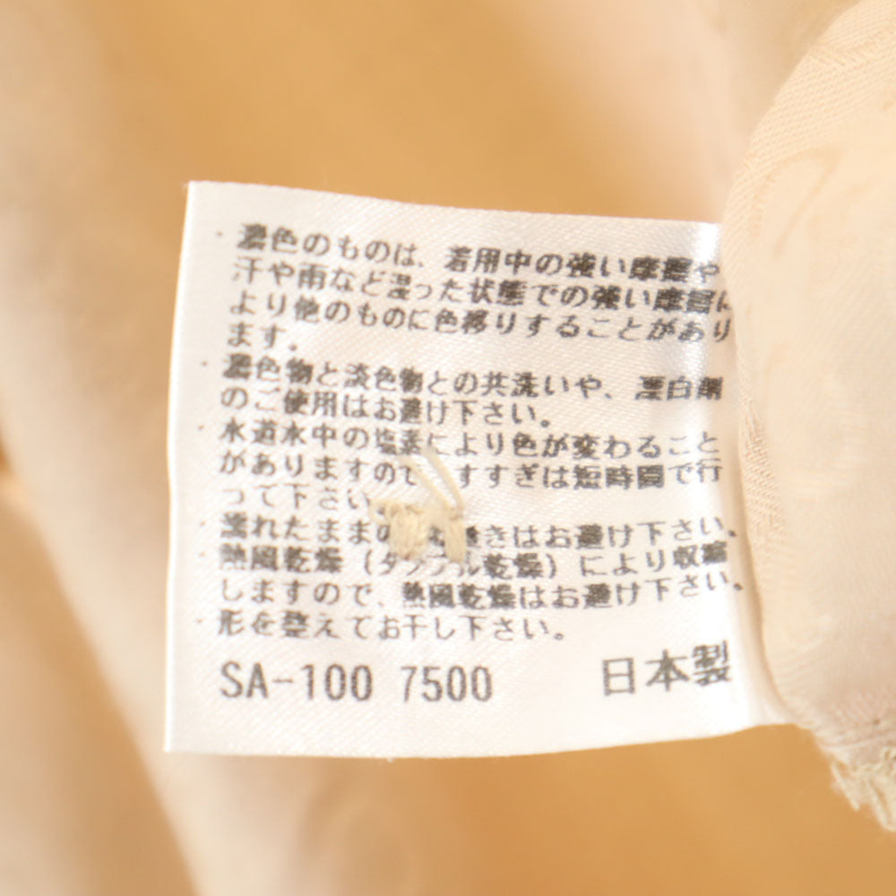 CELINE セリーヌ 日本製 マカダム柄 長袖 ルームウェア L ベージュ パジャマ レディース