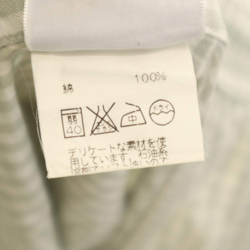 HERMES エルメス フランス製 オールド チェック柄 長袖 ボタンダウンシャツ 42 ホワイト 他 メンズ