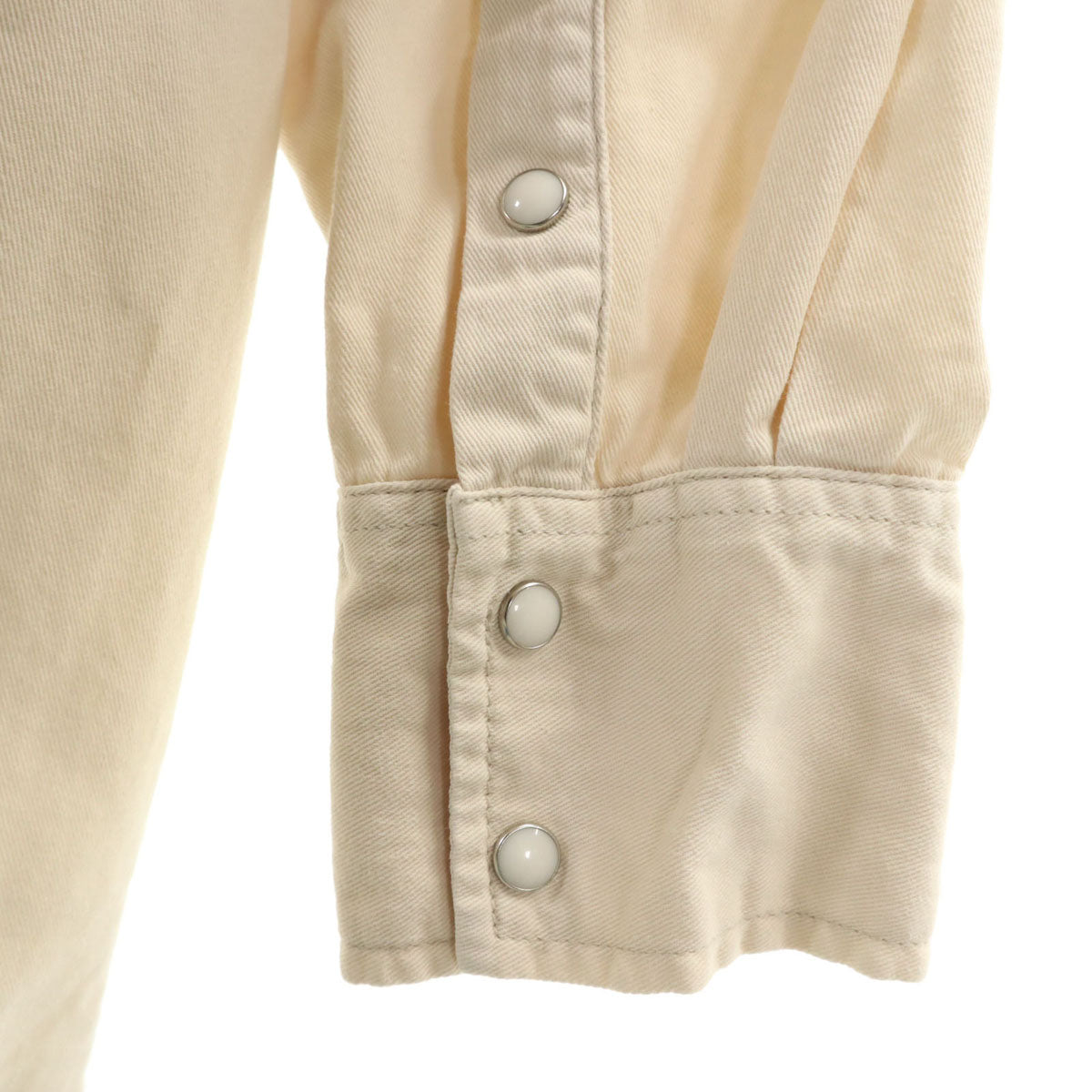 Wrangler ラングラー 長袖 ウエスタンシャツ S ベージュ メンズ