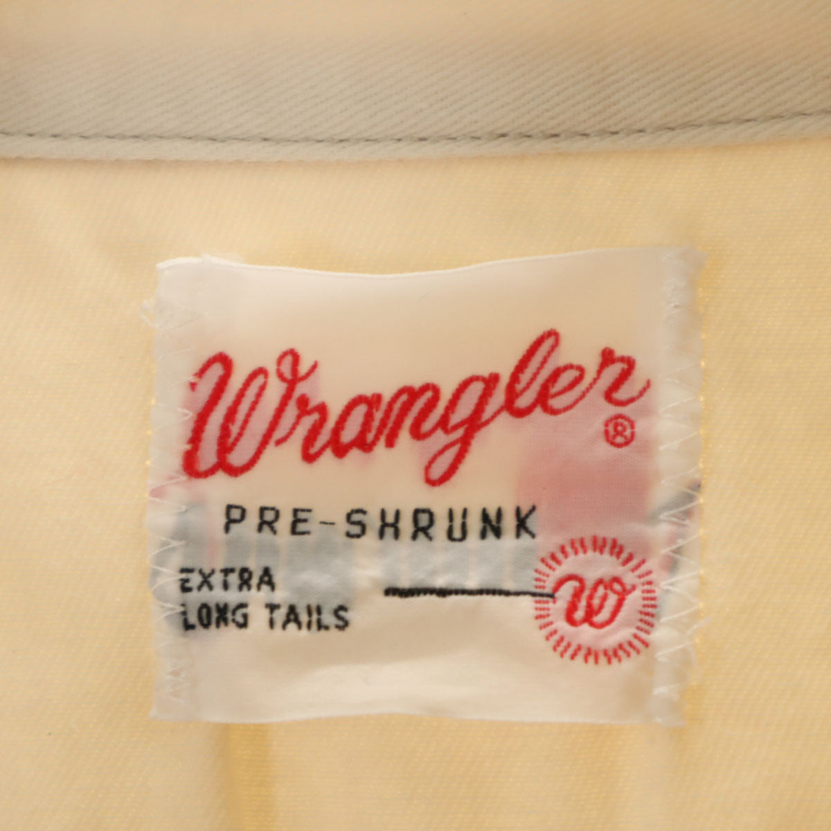 Wrangler ラングラー 長袖 ウエスタンシャツ S ベージュ メンズ