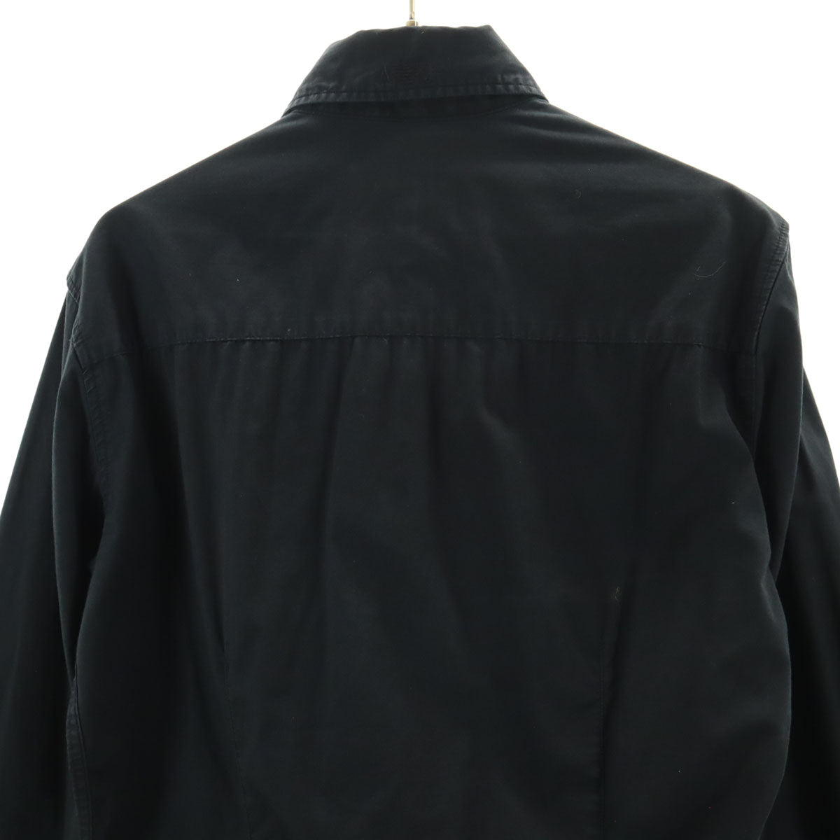 ARMANI JEANS アルマーニジーンズ 長袖 スリム シャツ S ブラック レディース