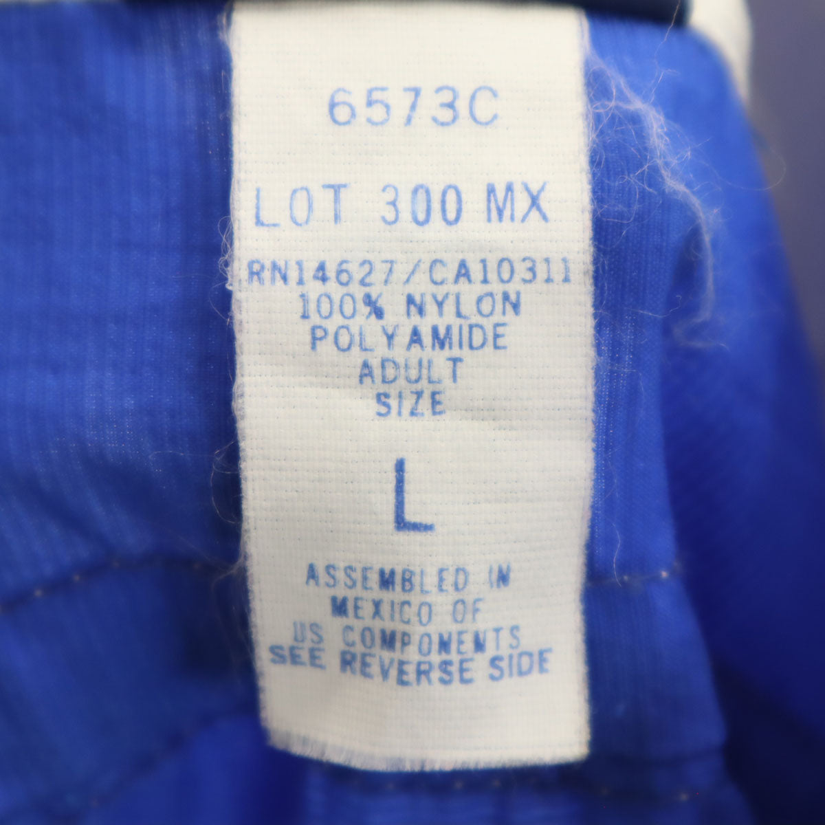 umbro アンブロ 90s オールド ハーフジップ ナイロンジャケット L ブルー プルオーバー メンズ