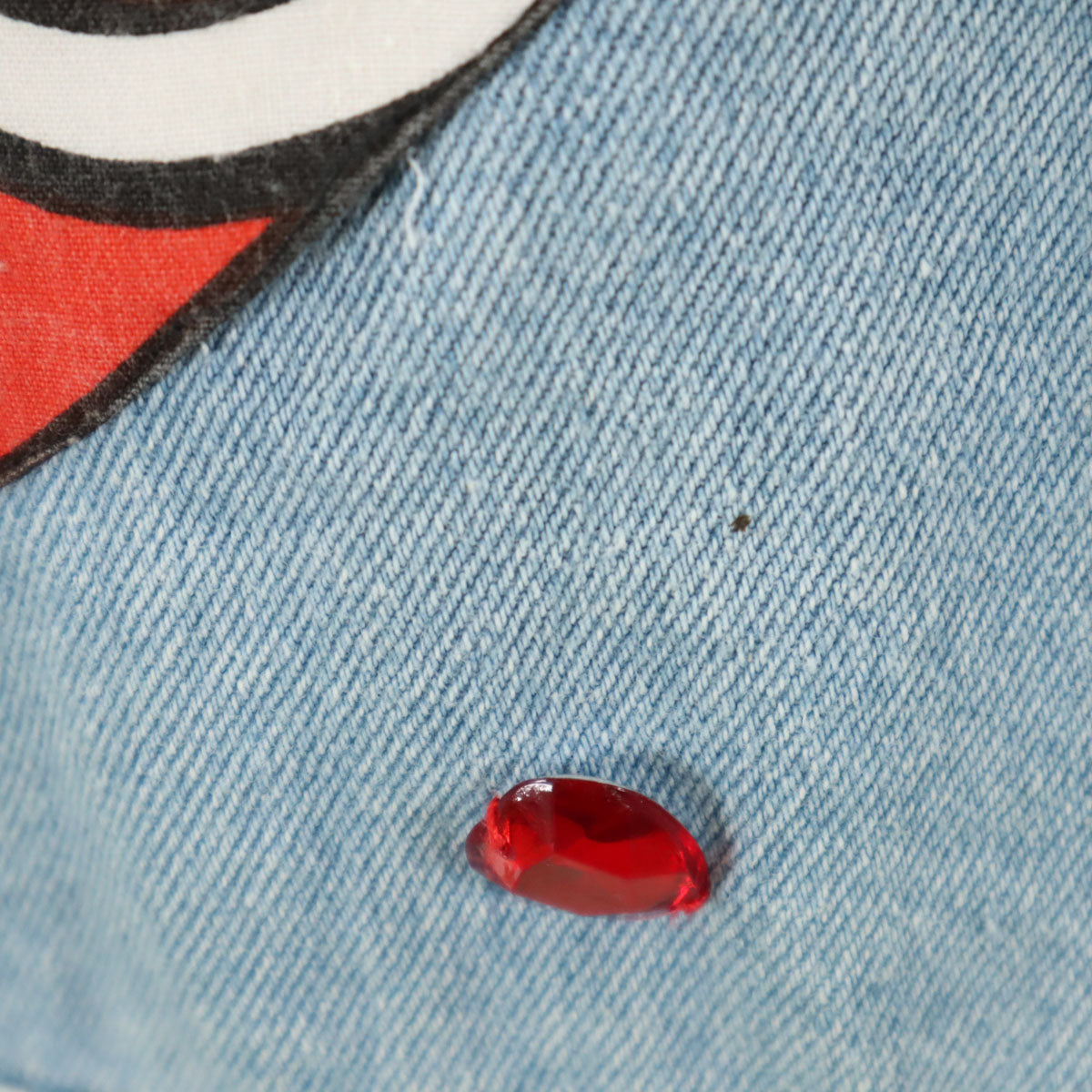 mickey & co. ミッキーアンドコー 90s オールド ミッキマウス デニムジャケット S ウォッシュブルー ジージャン トラッカー レディース