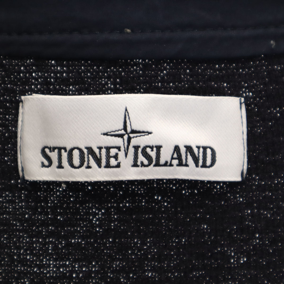 STONE ISLAND ストーンアイランド 18SS イタリア製 長袖 フルジップ ニット 3XL ブラック ビッグサイズ メンズ