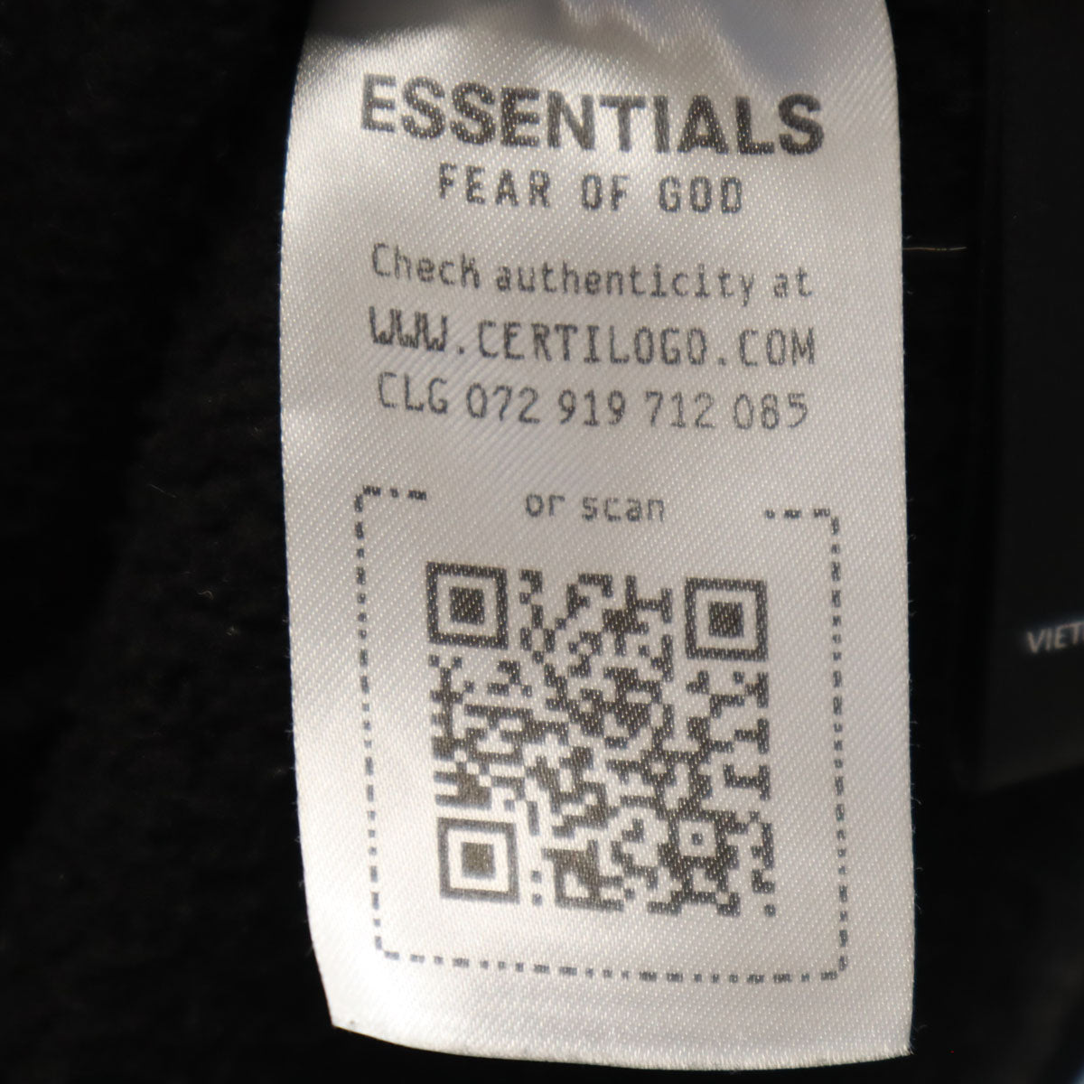 ESSENTIEL エッセンシャル 長袖 プリントロゴ スウェットパーカー XL ブラック 裏起毛 メンズ