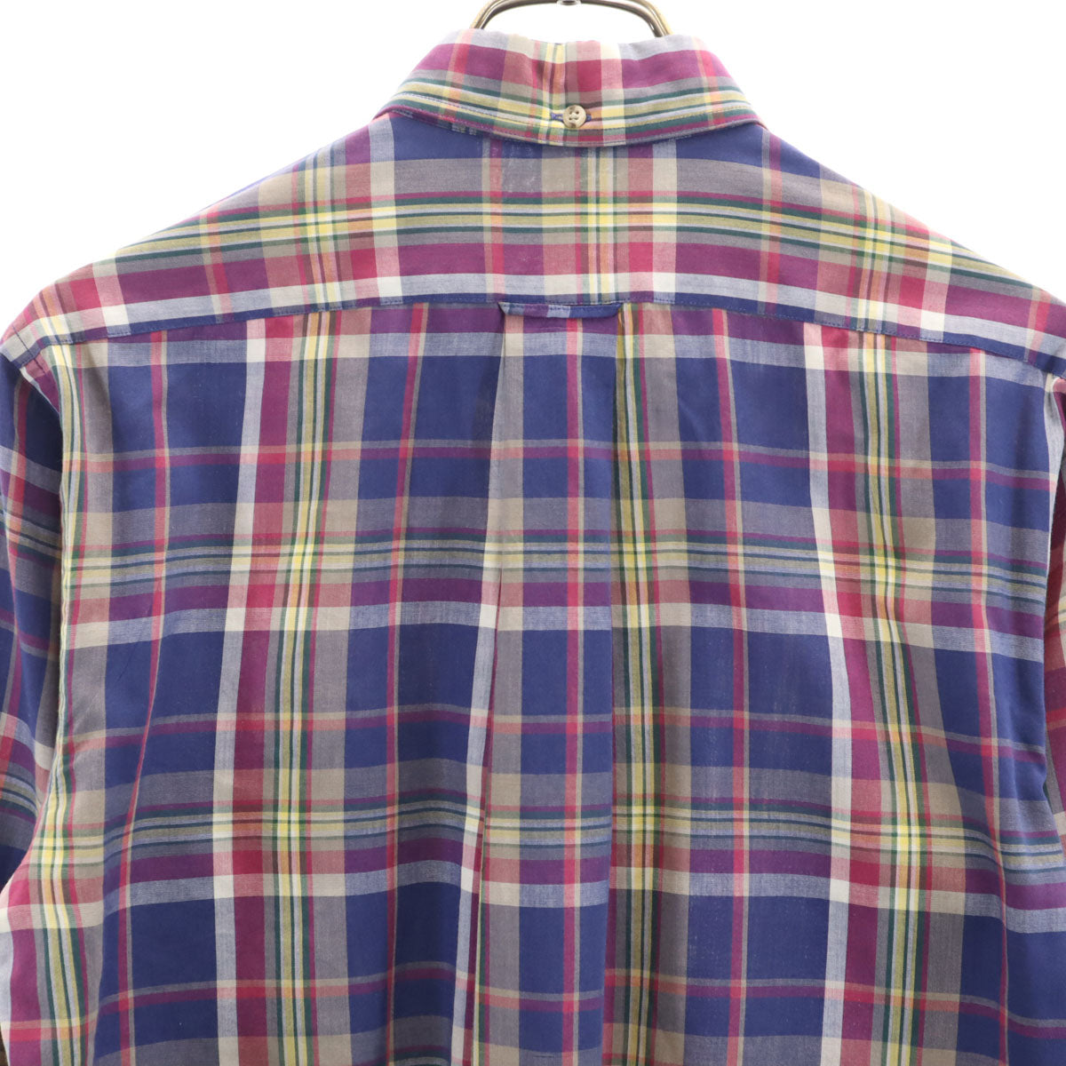 GANT ガント 80s ヴィンテージ チェック柄 長袖 Foxhunt Plaid ボタンダウンシャツ M マルチ メンズ