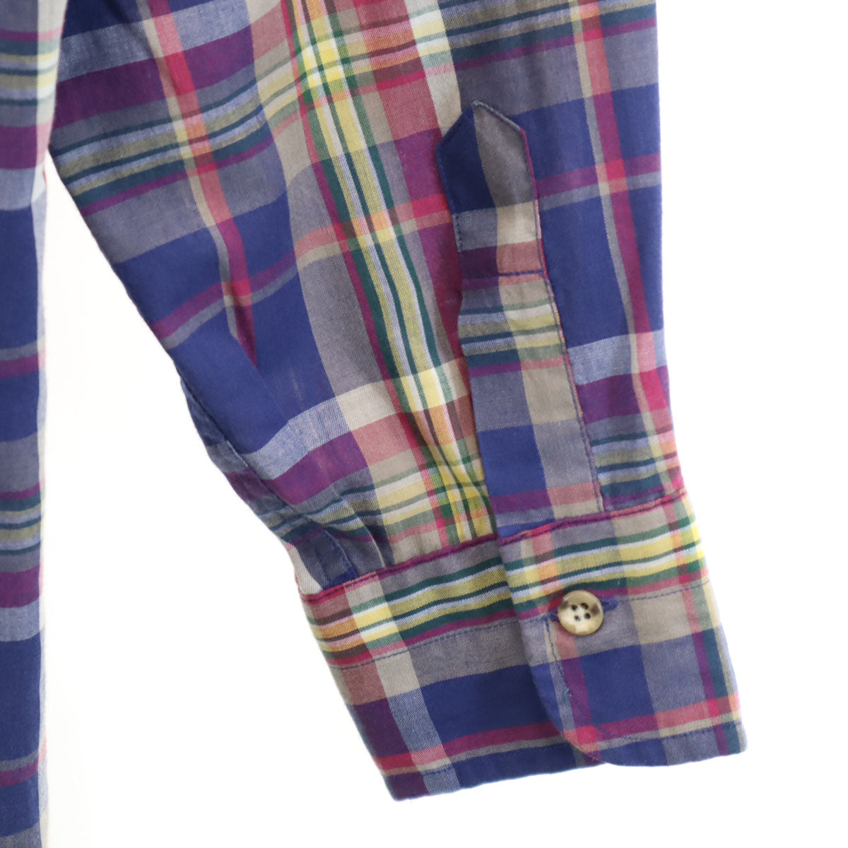 GANT ガント 80s ヴィンテージ チェック柄 長袖 Foxhunt Plaid ボタンダウンシャツ M マルチ メンズ