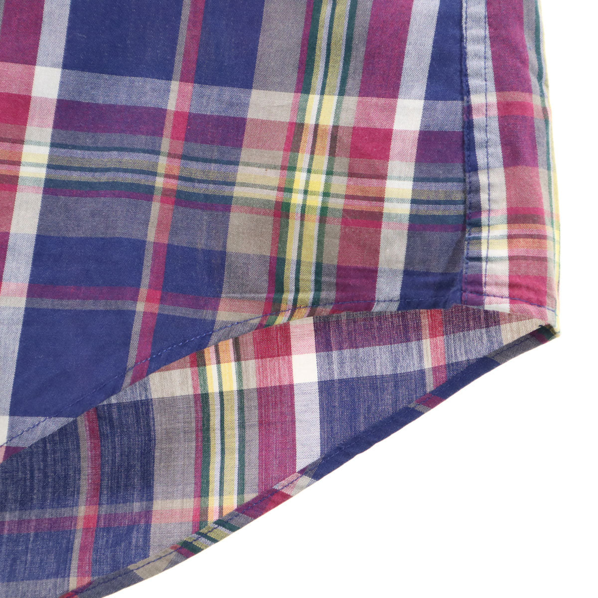 GANT ガント 80s ヴィンテージ チェック柄 長袖 Foxhunt Plaid ボタンダウンシャツ M マルチ メンズ