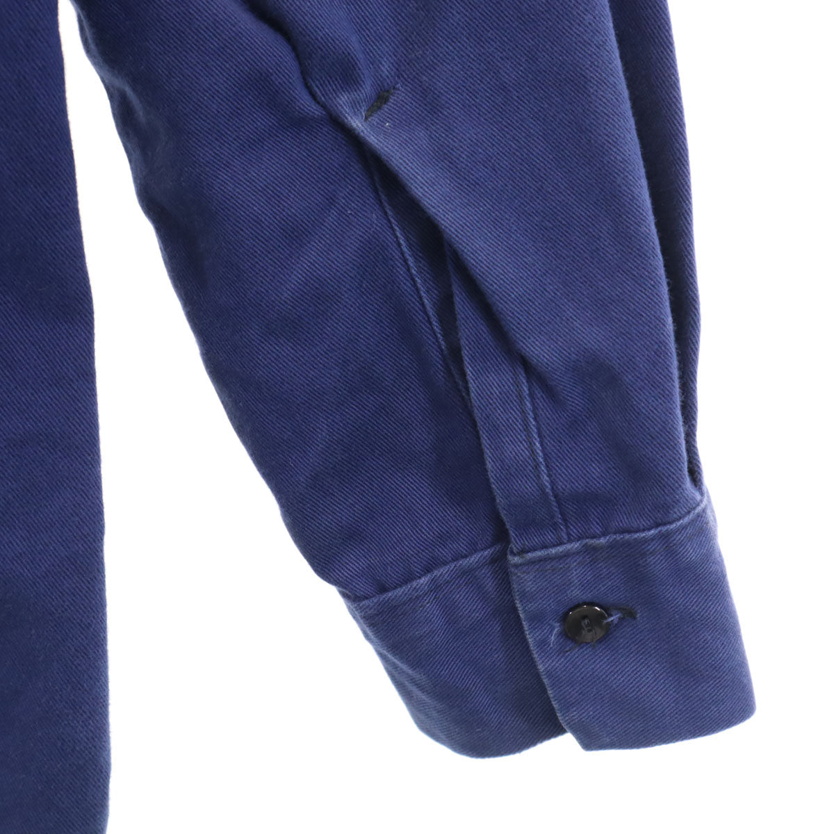 VINTAGE ヴィンテージ 80s 長袖 シャツ ネイビー メンズ