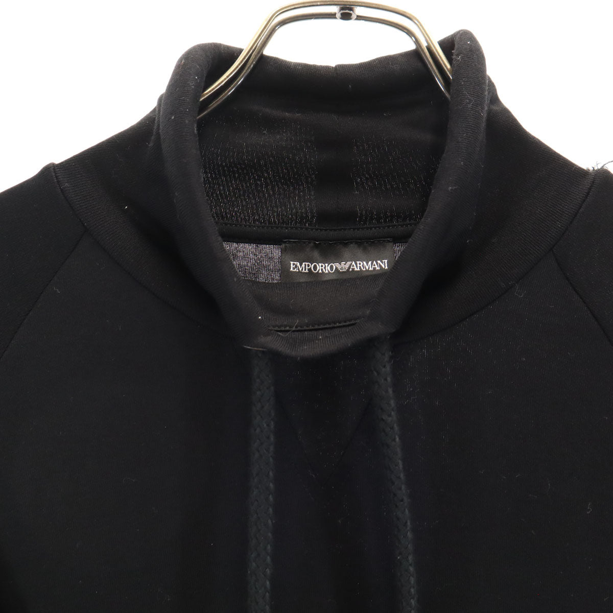 Emporio Armani エンポリオアルマーニ 長袖 モックネック カットソー S ブラック メンズ