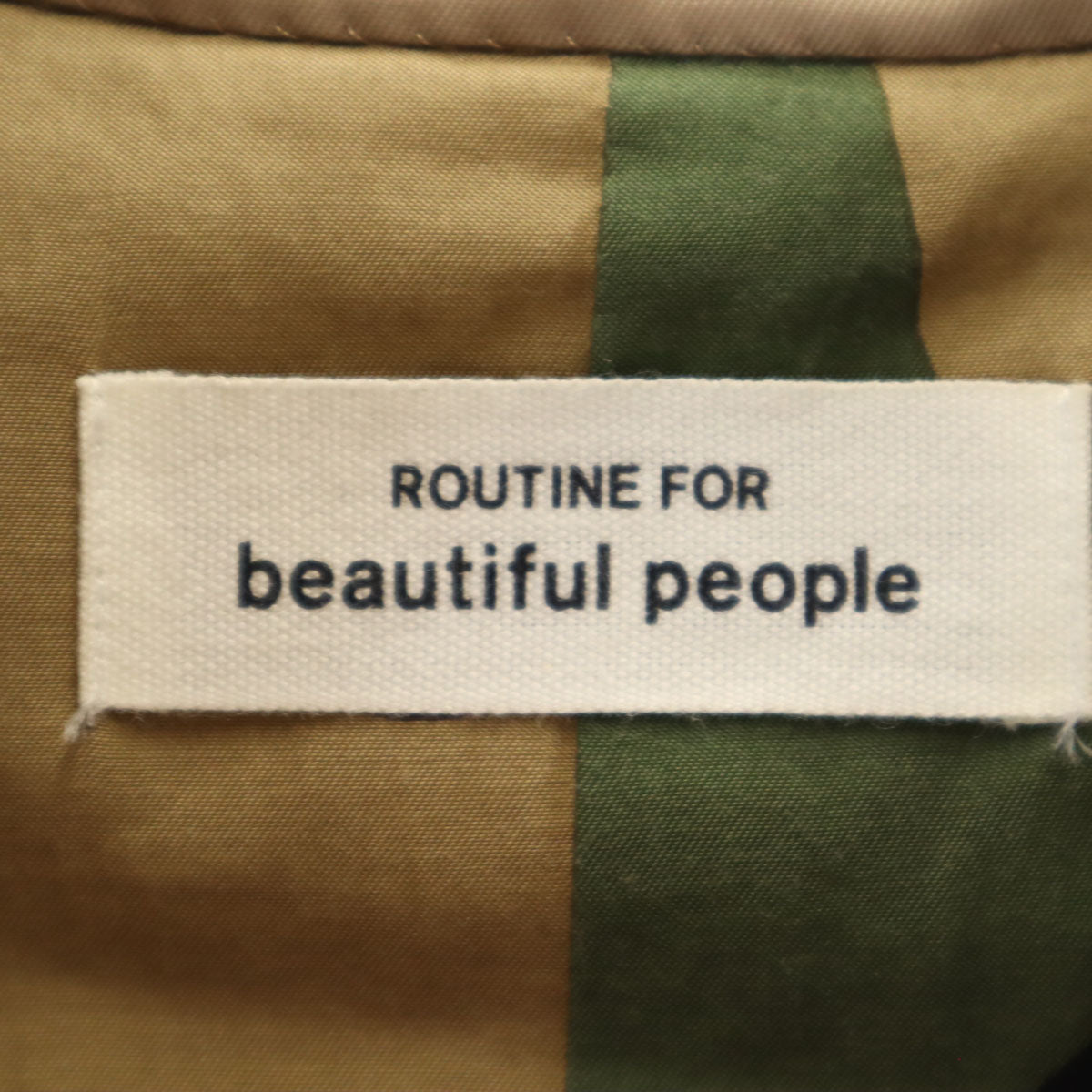 ルーティーン フォー ビューティフル ピープル 日本製 トレンチ ジャケット 140 ベージュブラウン キッズ