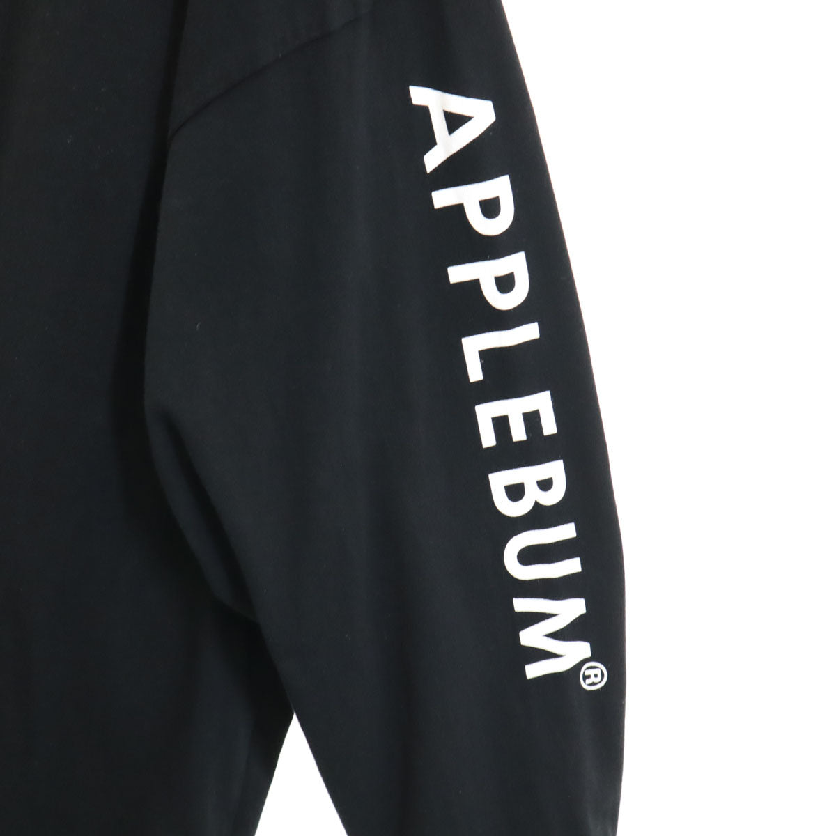 APPLEBUM アップルバム 浮世絵プリント 長袖 Tシャツ L ブラック ロンT メンズ