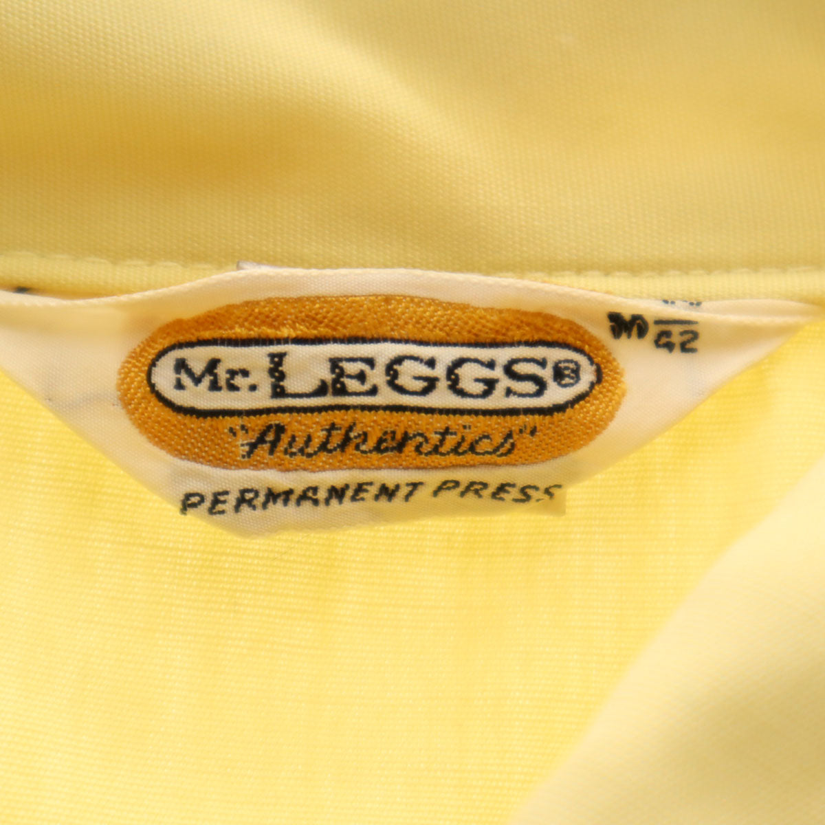 Mr.LEGGS 60s 70s ヴィンテージ タロンジップ 刺繍ステッチ スイングトップ M マスタード ドリズラージャケット メンズ