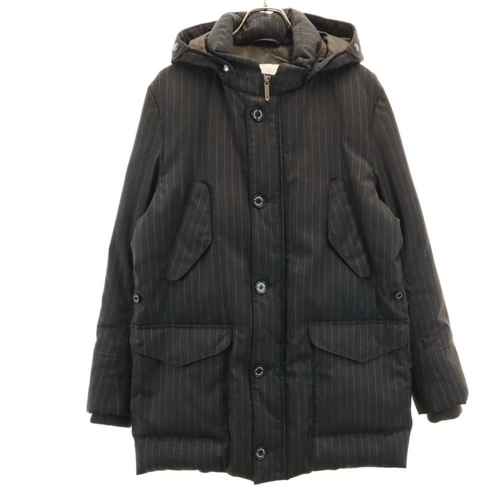 MACKINTOSH PHILOSOPHY マッキントッシュフィロソフィー ストライプ柄 ダウンジャケット 40 チャコールグレー メンズ