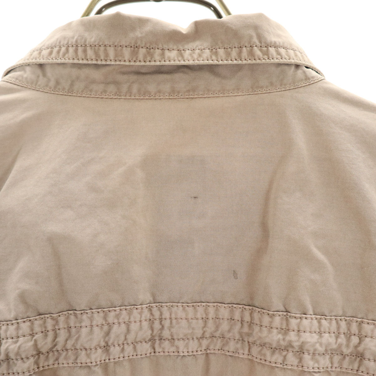 ARMANI EXCHANGE アルマーニエクスチェンジ 迷彩柄 長袖 シャツ L グレー ロールアップ メンズ