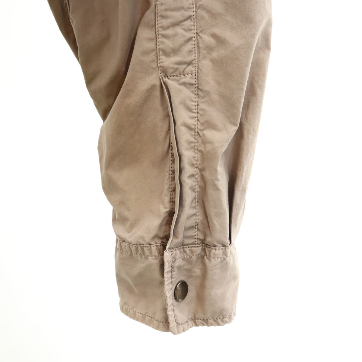 ARMANI EXCHANGE アルマーニエクスチェンジ 迷彩柄 長袖 シャツ L グレー ロールアップ メンズ