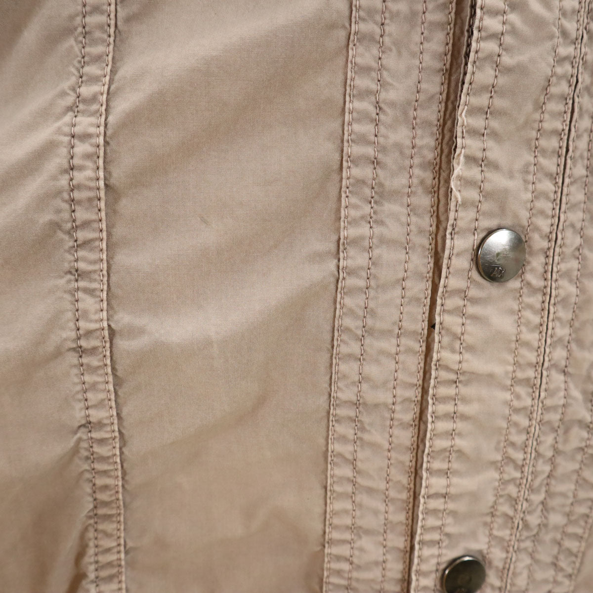 ARMANI EXCHANGE アルマーニエクスチェンジ 迷彩柄 長袖 シャツ L グレー ロールアップ メンズ