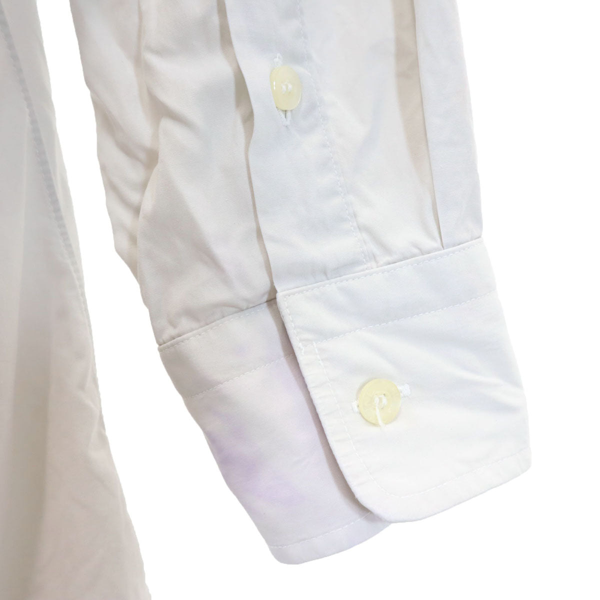 CELINE セリーヌ 長袖 コットンシャツ ホワイトグルー メンズ