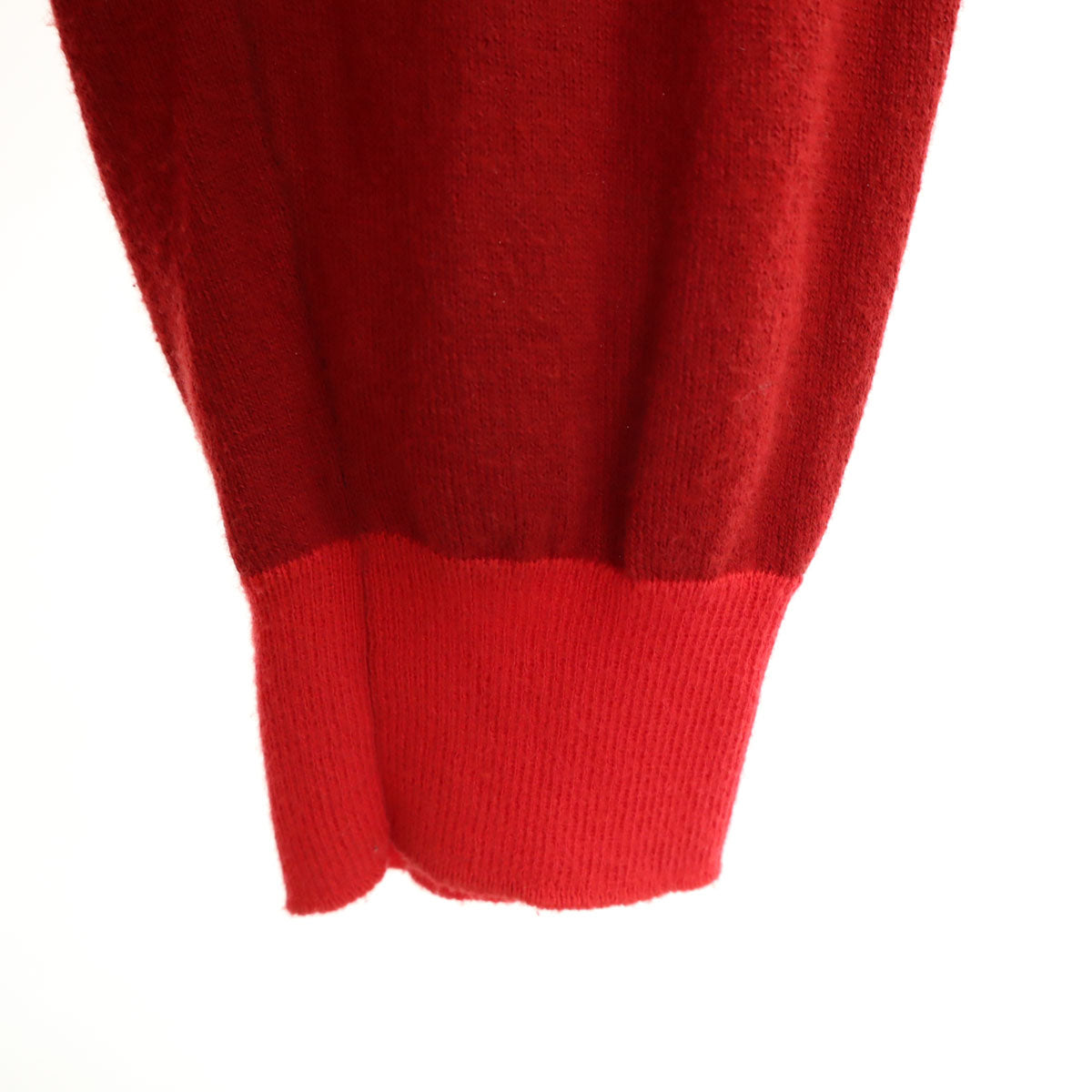 FRED PERRY フレッドペリー 長袖 ニットカーディガン XL 赤 メンズ