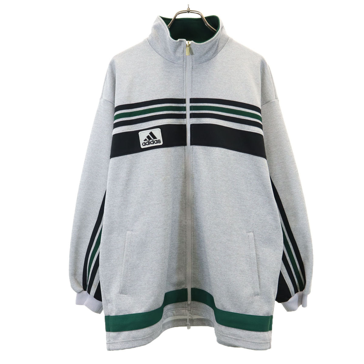 adidas アディダス 90s オールド トラックジャケット L-O グレー デサント メンズ