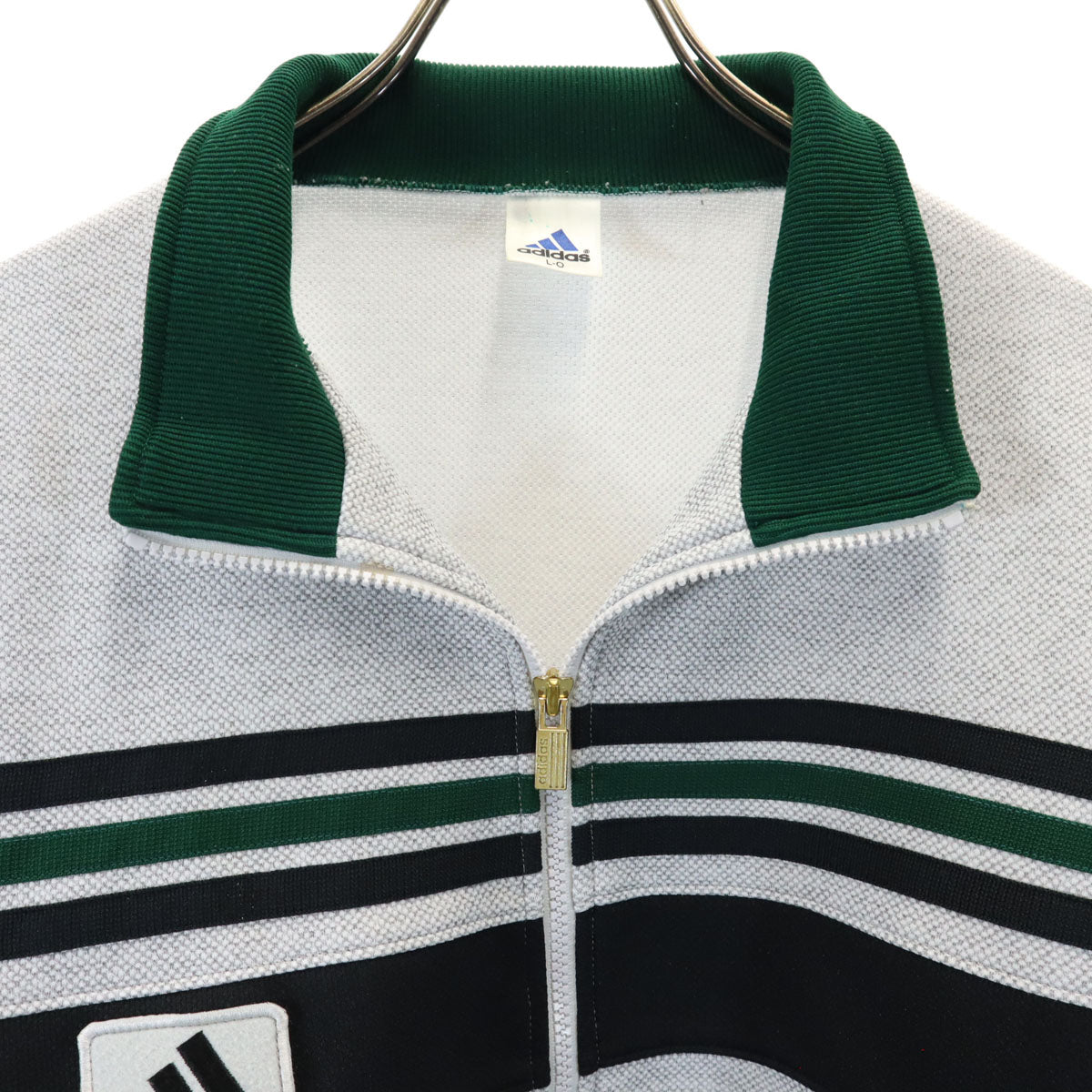 adidas アディダス 90s オールド トラックジャケット L-O グレー デサント メンズ