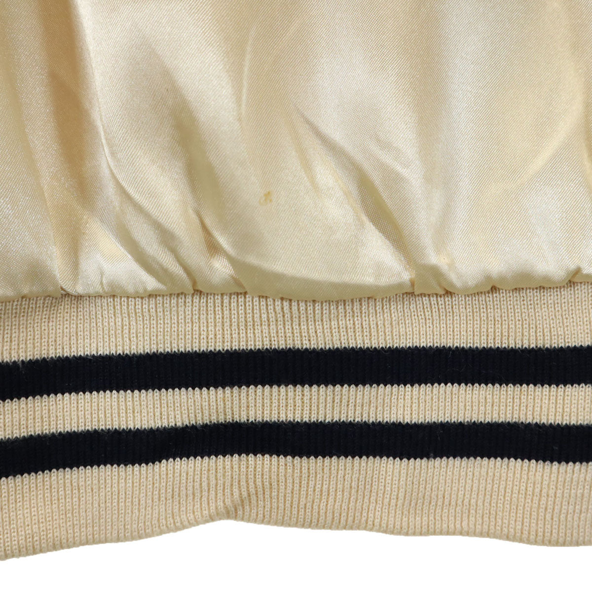 BLEICK 華 JAPANマップ刺繍 スカジャン M シャンパンゴールド 和柄 龍 メンズ