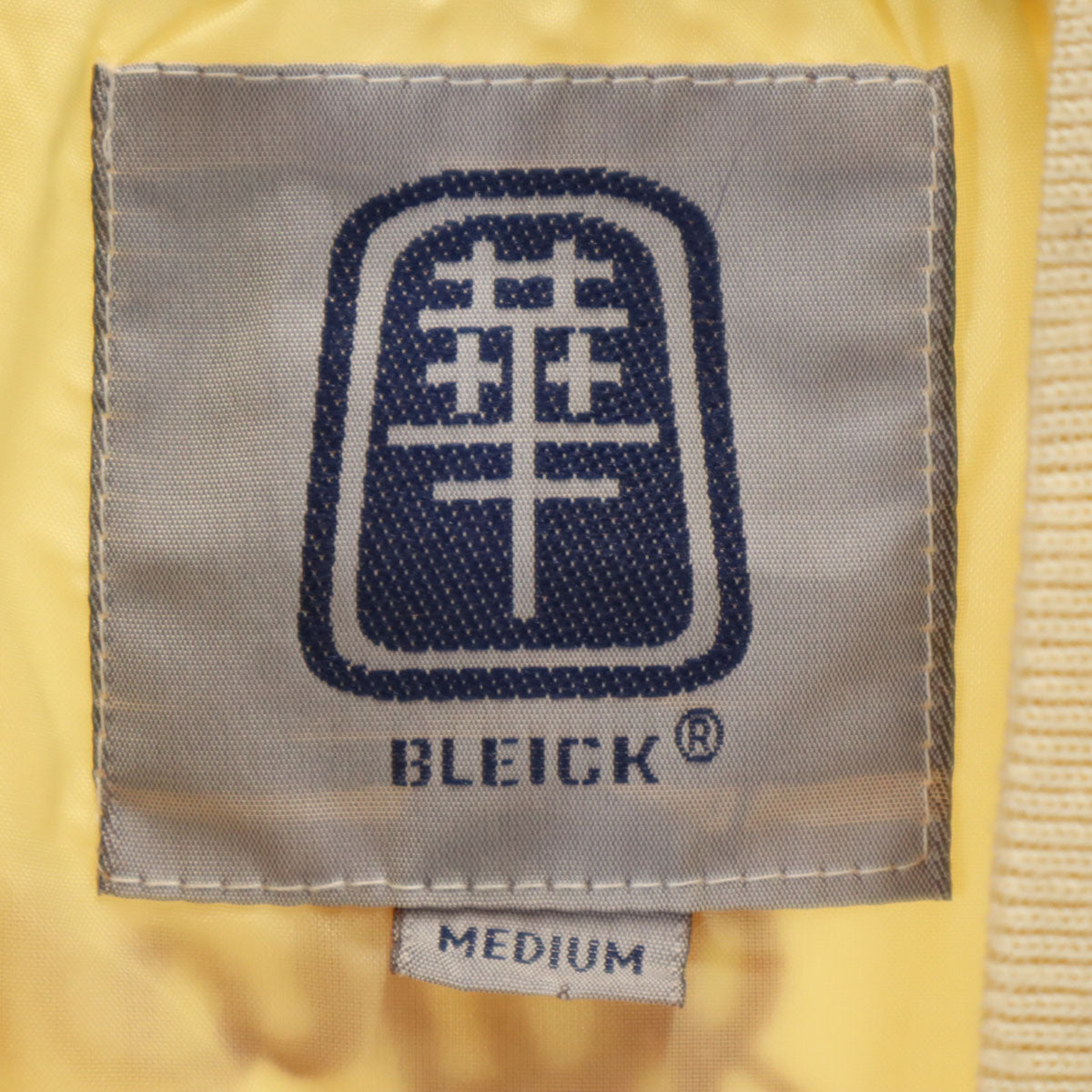 BLEICK 華 JAPANマップ刺繍 スカジャン M シャンパンゴールド 和柄 龍 メンズ