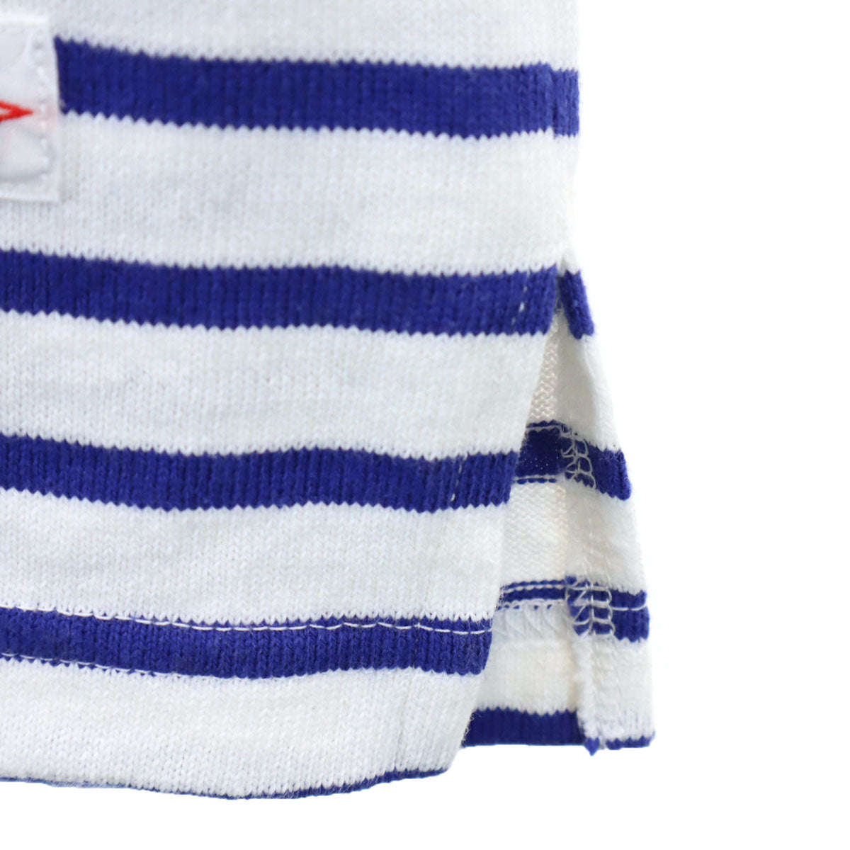 UNRIVALED アンライバルド 日本製 ボーダー柄 7分袖 バスクシャツ 2 ホワイト メンズ