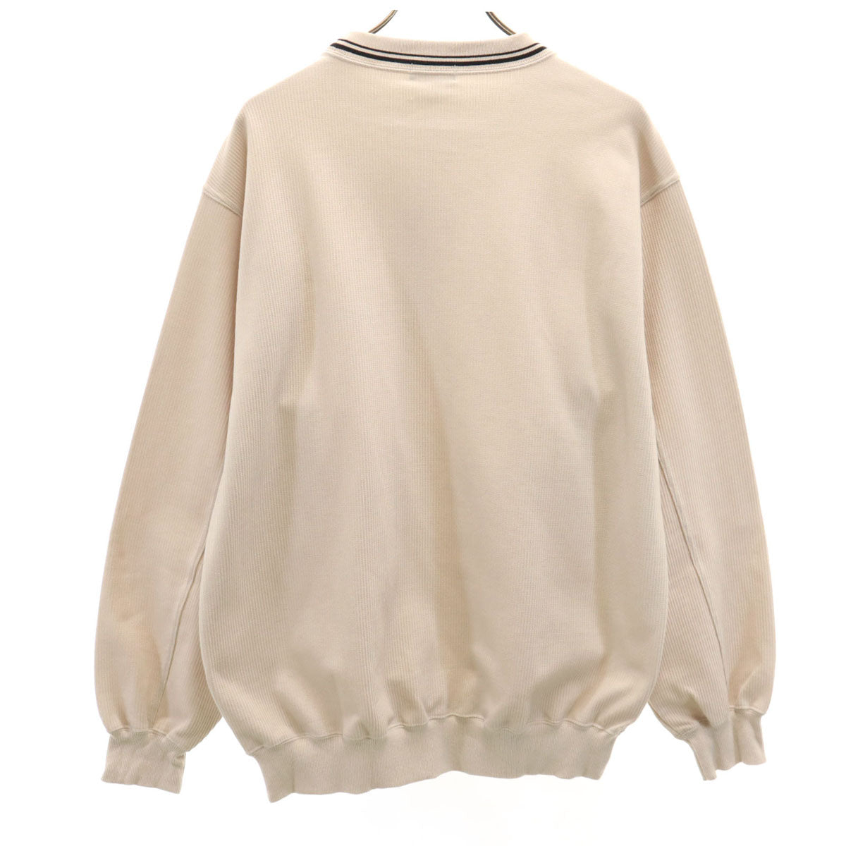 未使用 KENZO GOLF ケンゾーゴルフ 90s 日本製 オールド デッドストック 長袖 トレーナー 5 グレージュ系 メンズ